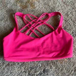 Lululemon Free to Be Bra - Pow Pink